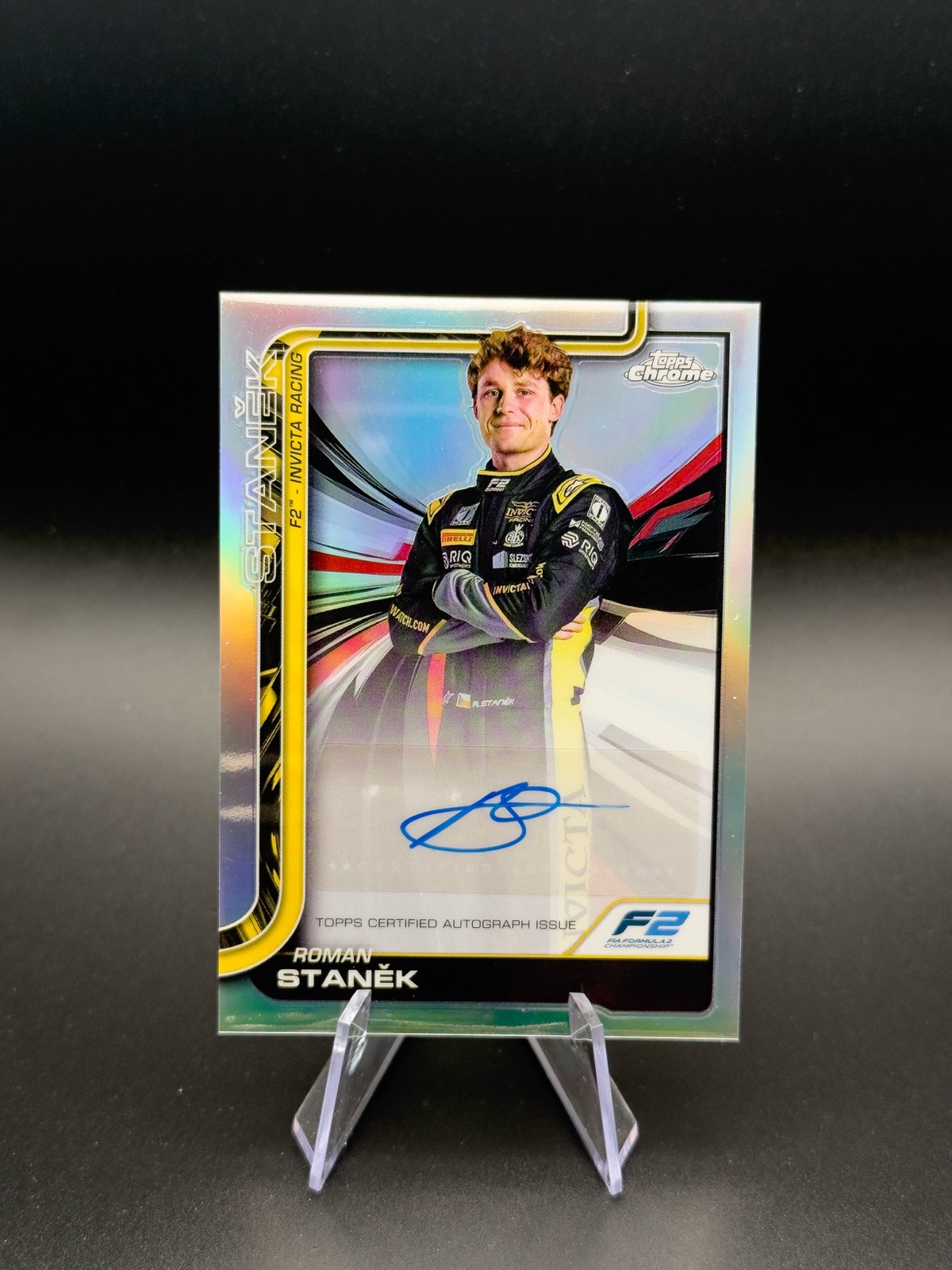2025 Topps Chrome F1 Roman Stanek #CAC-STA Auto
