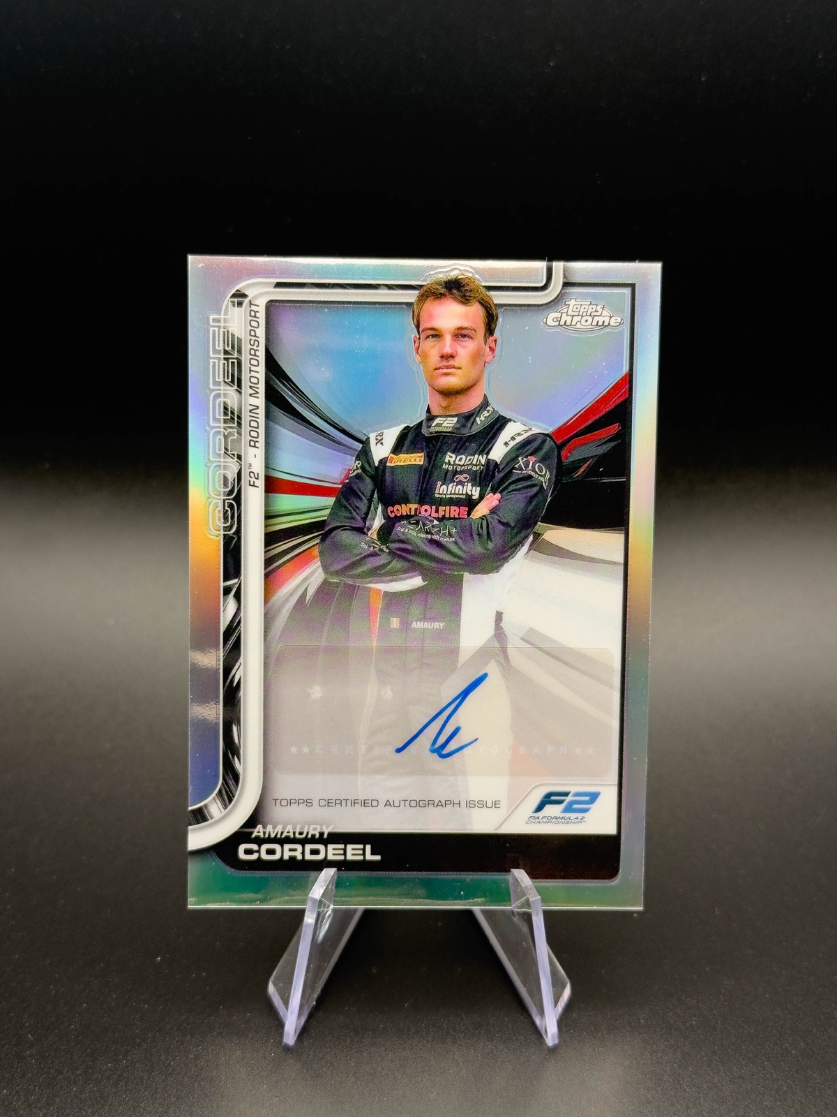 2025 Topps Chrome F1 Amaury Cordeel #CAC-COR Auto