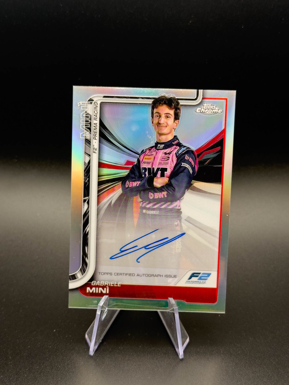 2025 Topps Chrome F1 Gabriele Mini #CAC-MIN Auto