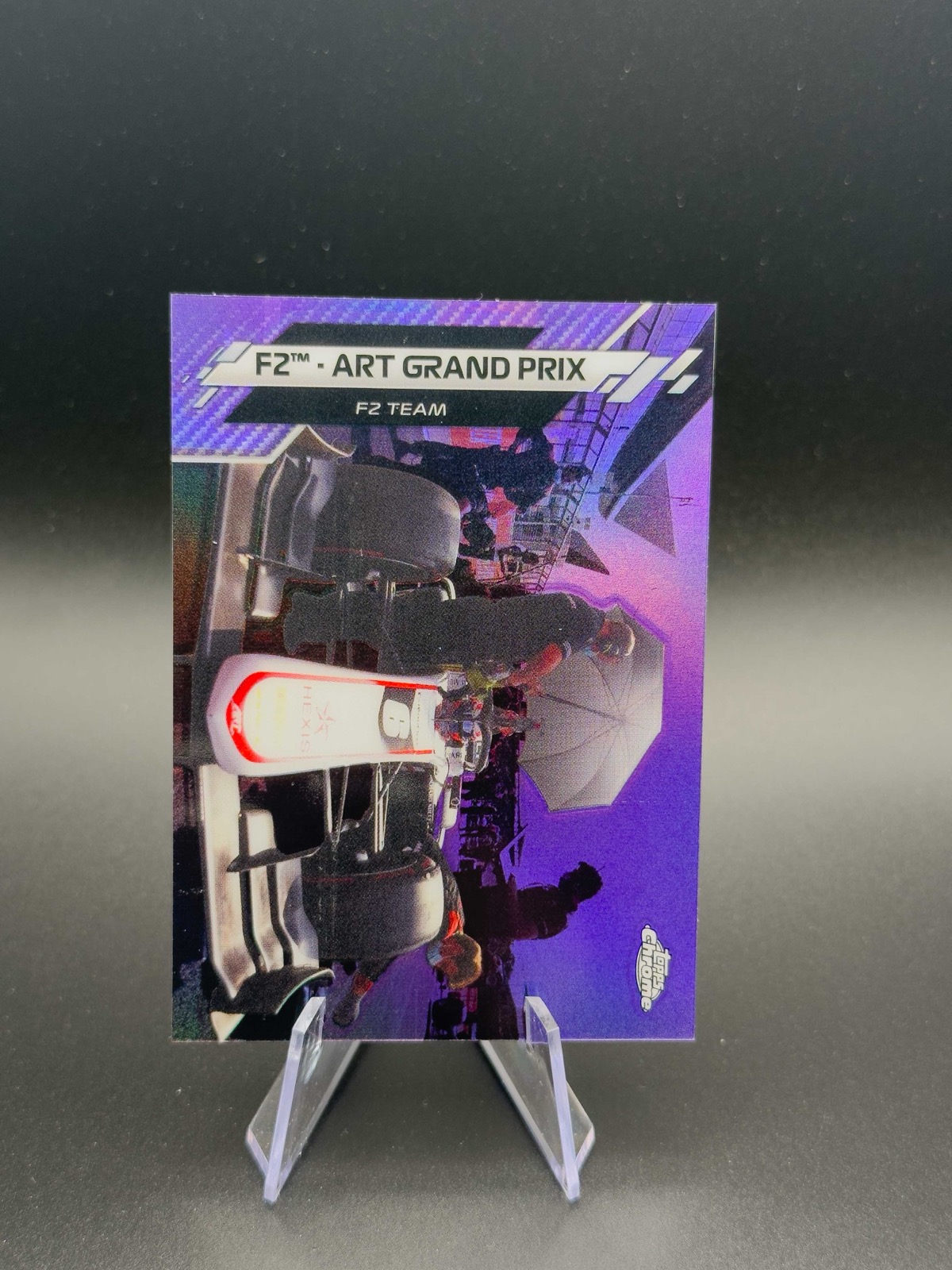 2020 Topps Chrome F1 ART Grand Prix (F2) #103 F2 Team, Purple Refractor /399