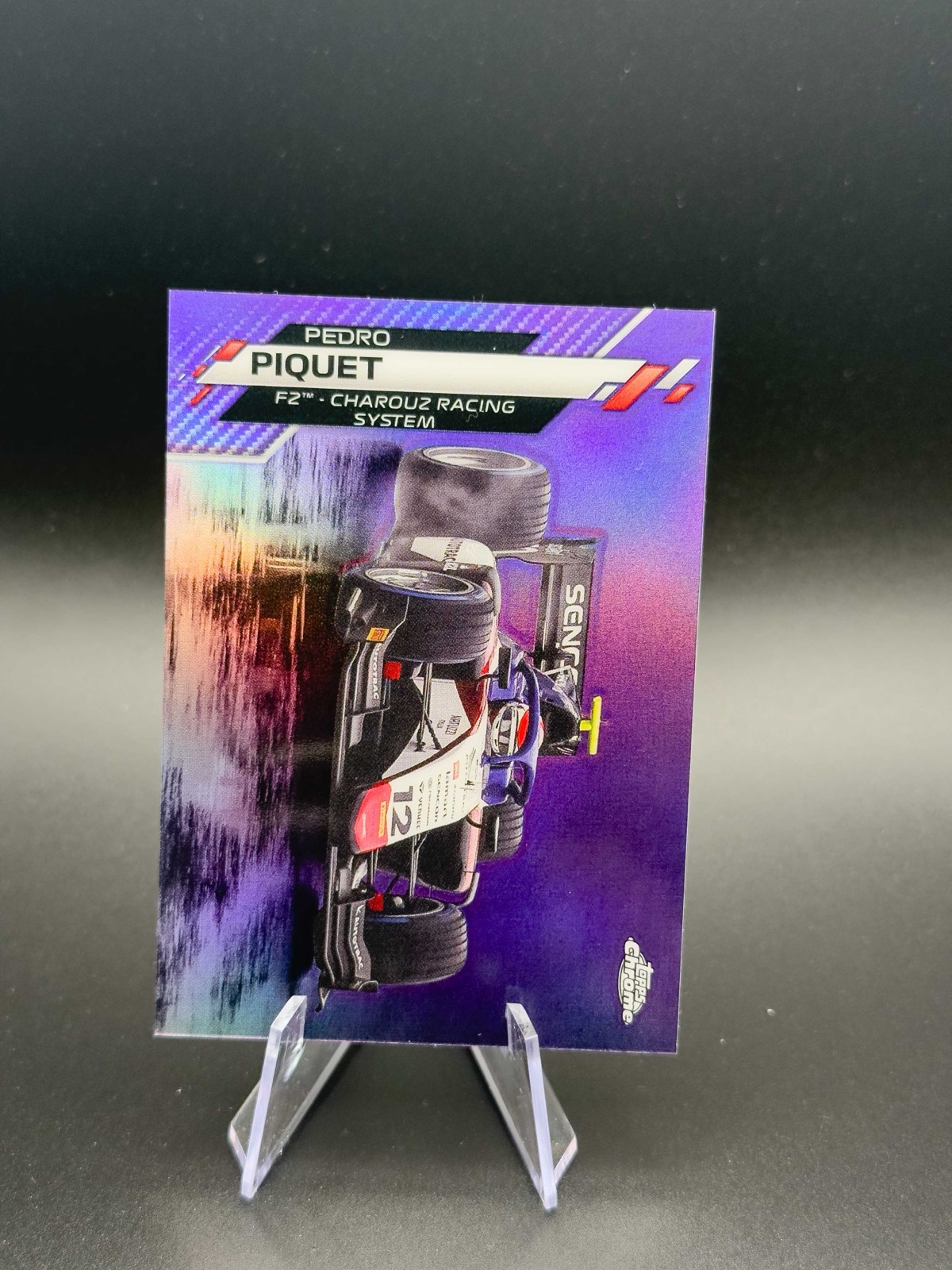 2020 Topps Chrome F1 Pedro Piquet #70 Purple Refractor /399