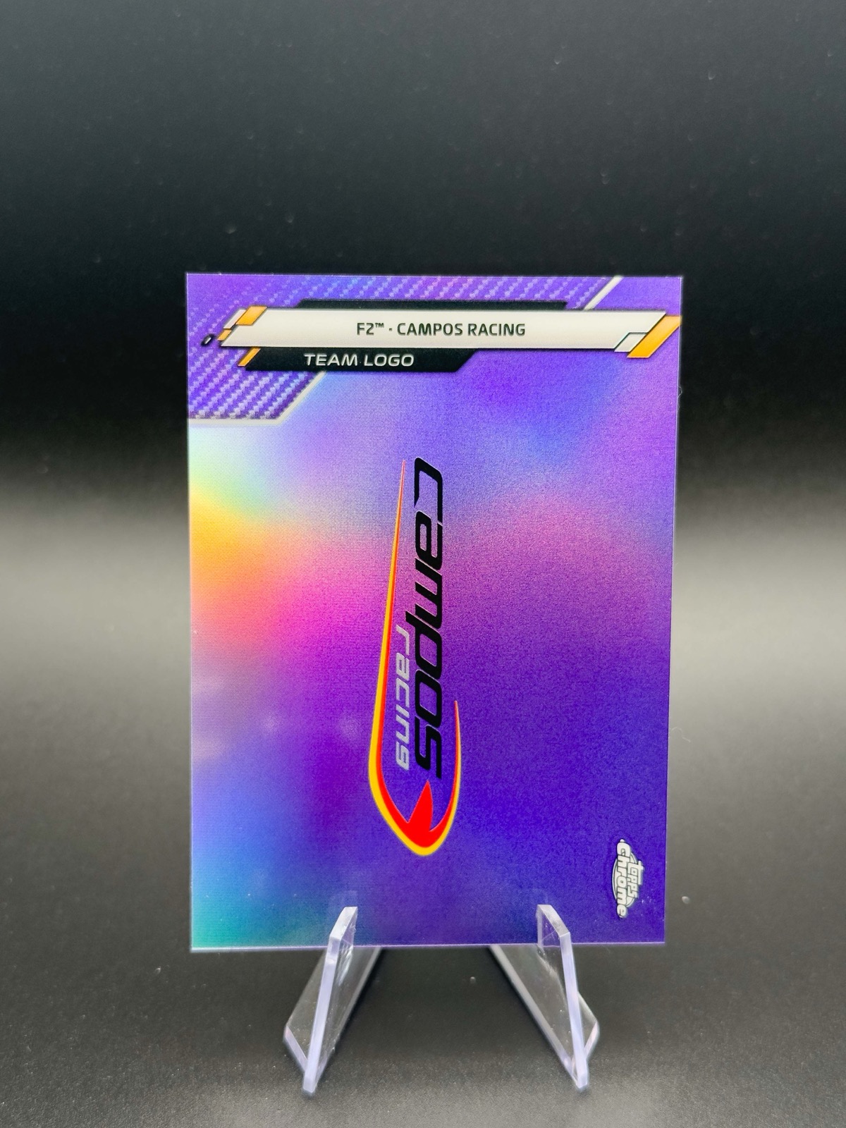 2020 Topps Chrome F1 Campos Racing (F2) #132 Team Logo, Purple Refractor /399