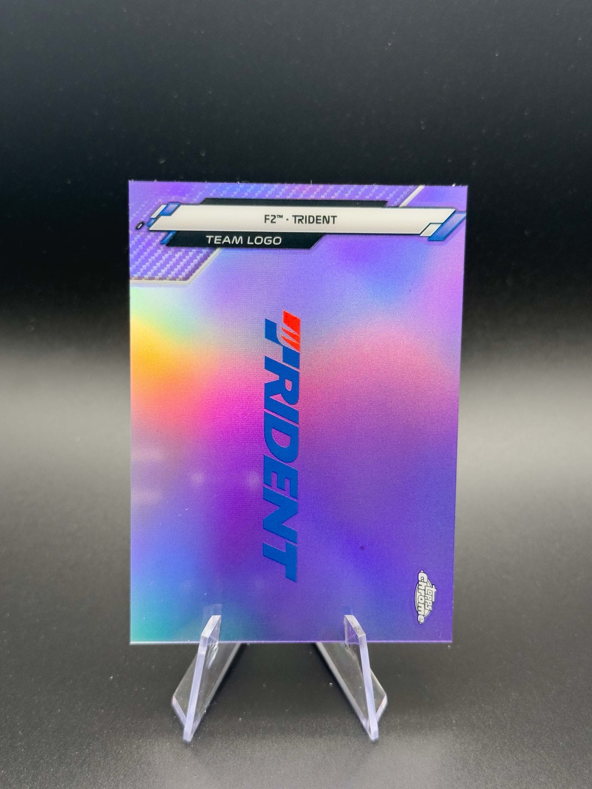 2020 Topps Chrome F1 Trident (F2) #129 Team Logo, Purple Refractor /399
