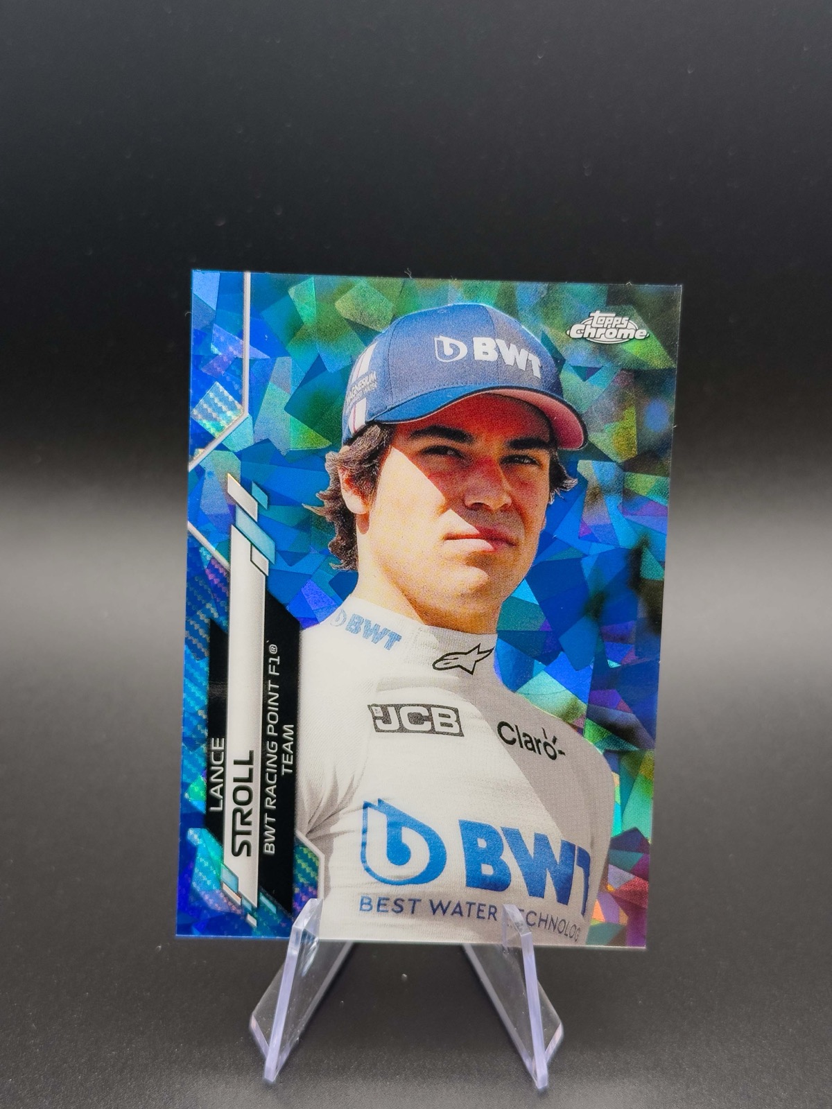 2020 Topps Chrome Sapphire F1 Lance Stroll #187 Base