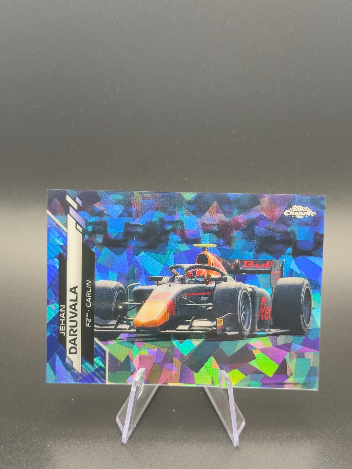 2020 Topps Chrome Sapphire F1 Jehan Daruvala #81 F2 Racers, Sapphire