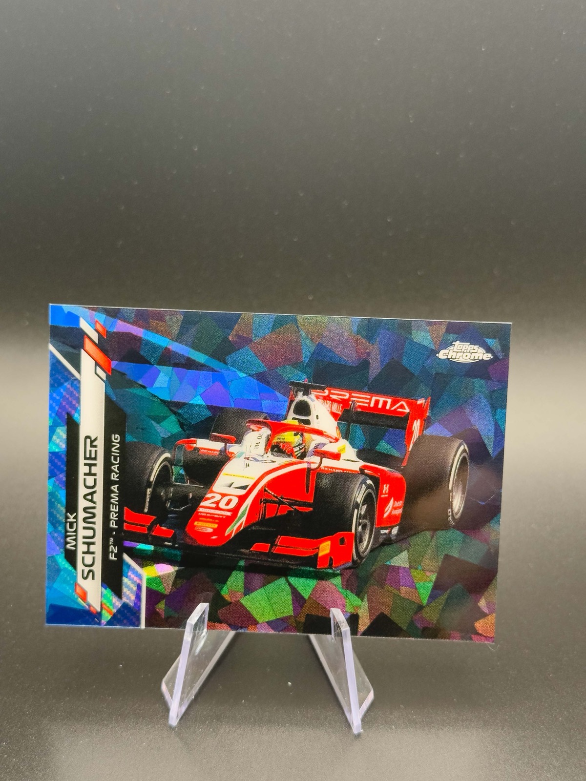 2020 Topps Chrome Sapphire F1 Mick Schumacher #75 Base Sapphire (F2)