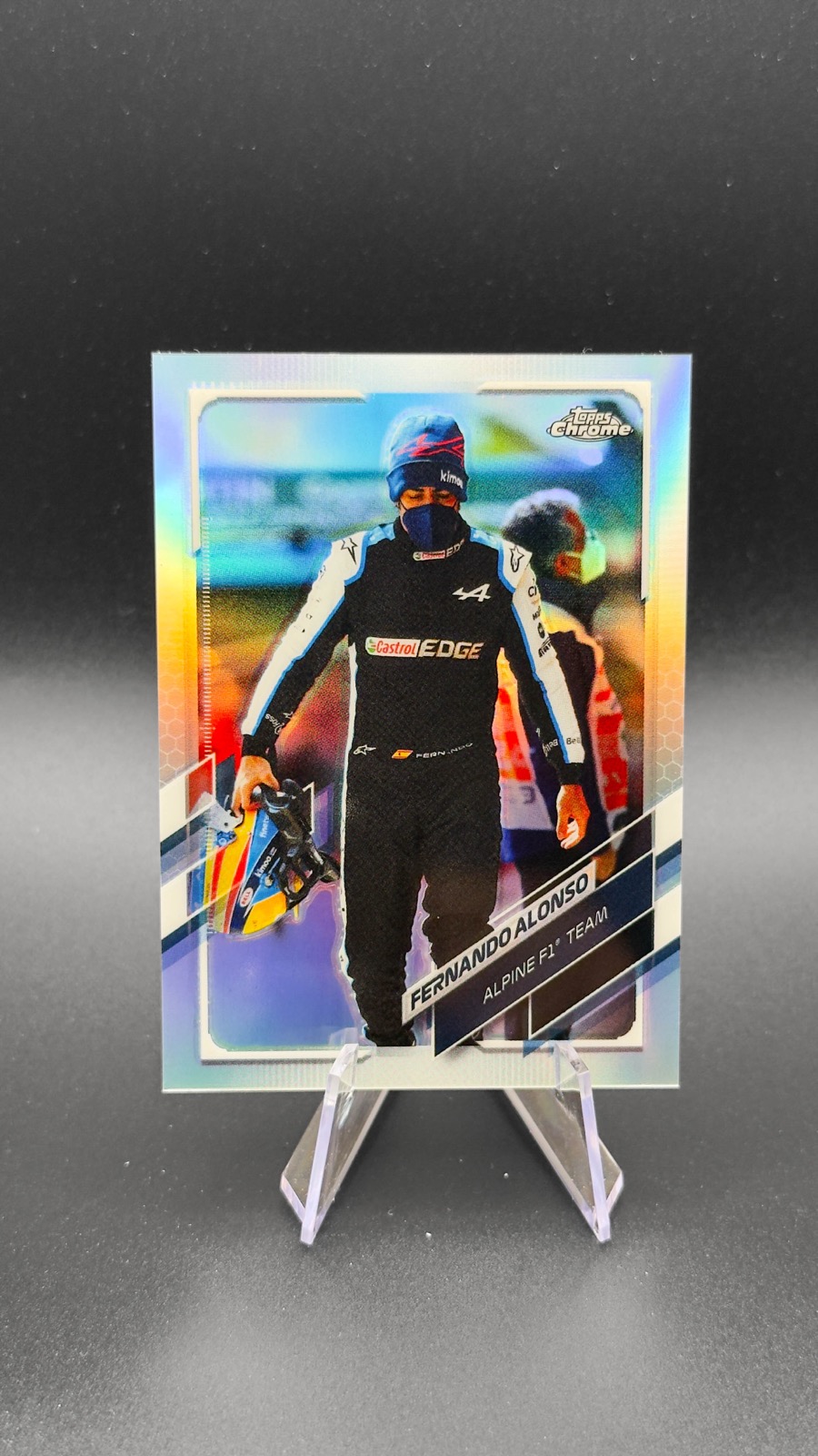 2021 Topps Chrome F1 Fernando Alonso #41 Refractor