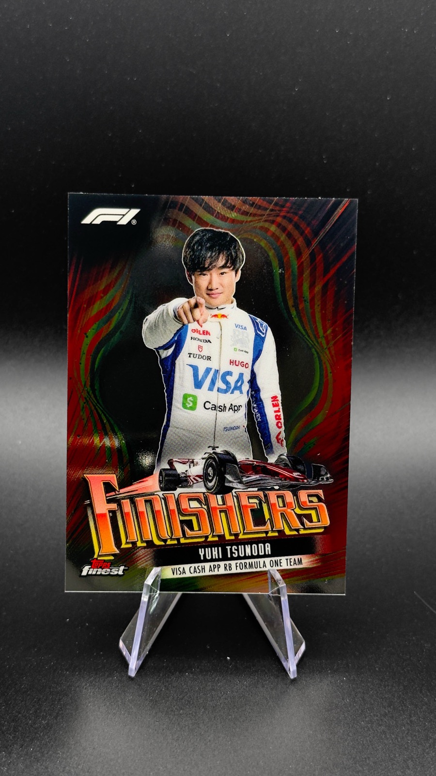 2024 Topps Finest F1 Yuki Tsunoda #FIN-9 Finishers