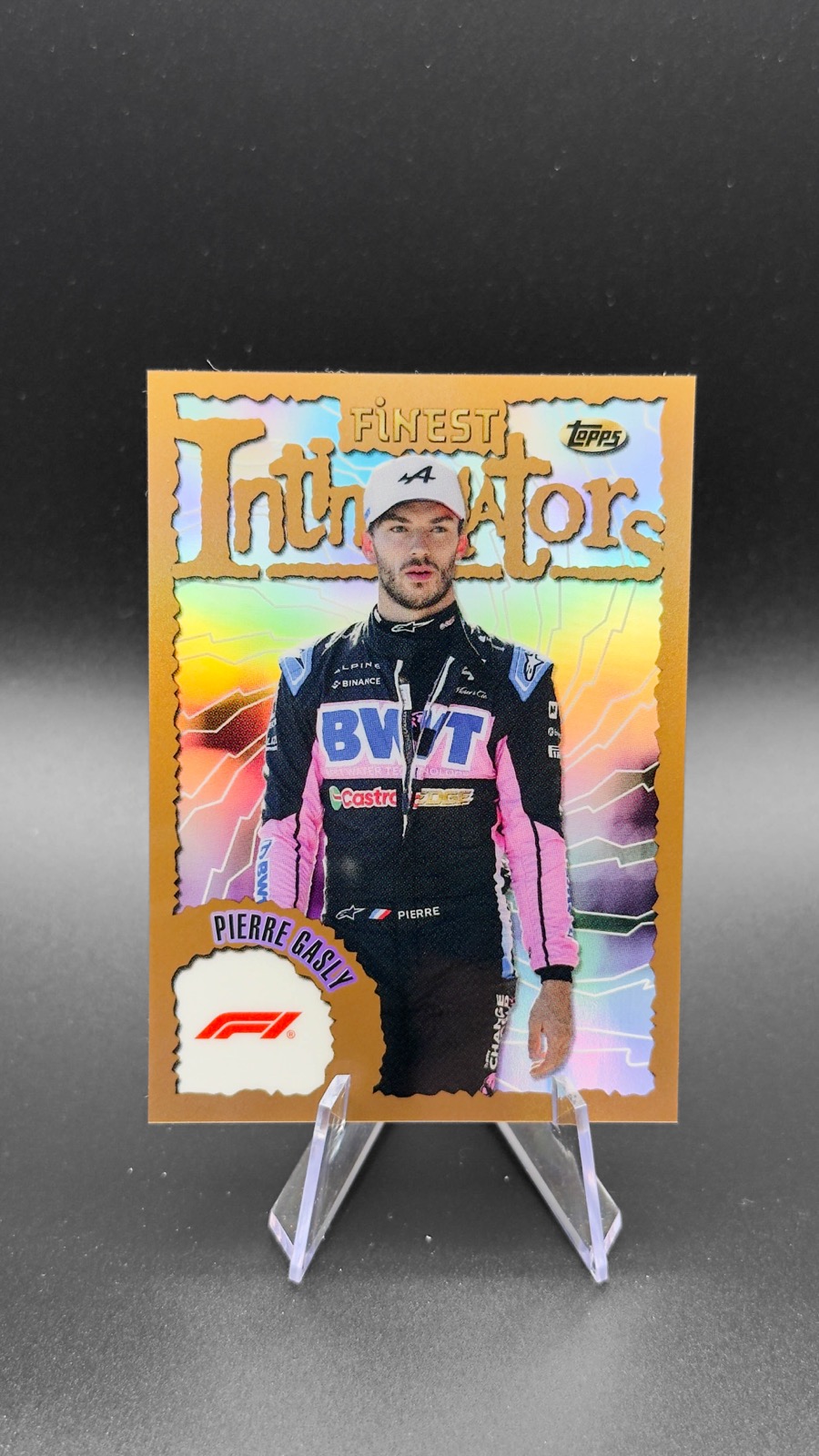 2024 Topps Finest F1 Pierre Gasly #IC-GAS Finest Intimidators