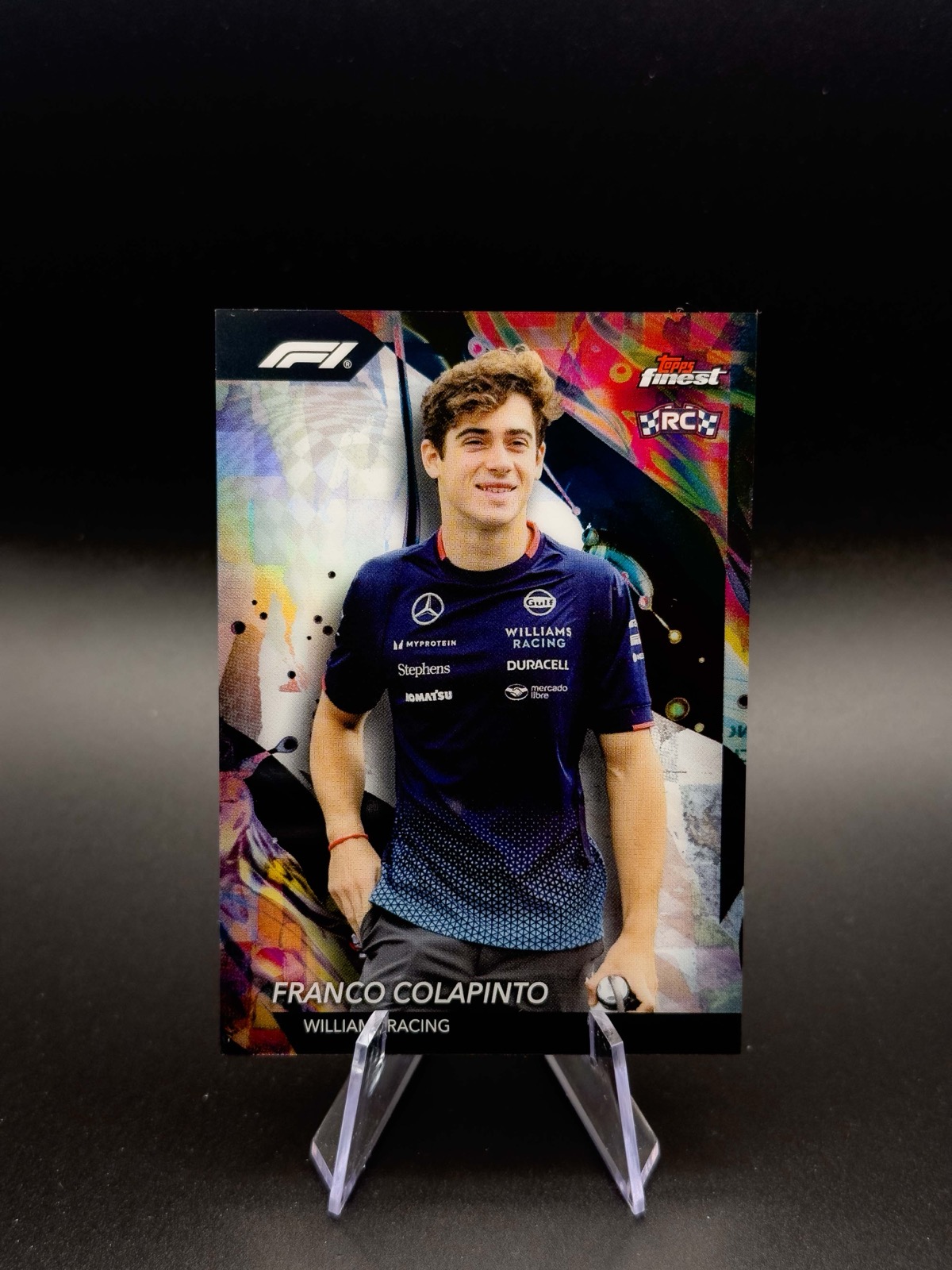 2024 Topps Finest F1 Franco Colapinto #120 Base Refractor