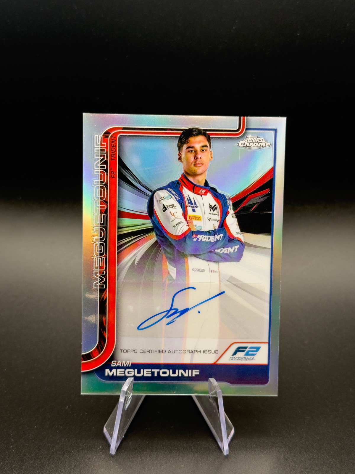 2025 Topps Chrome F1 Sami Meguetounif #CAC-MEG Auto